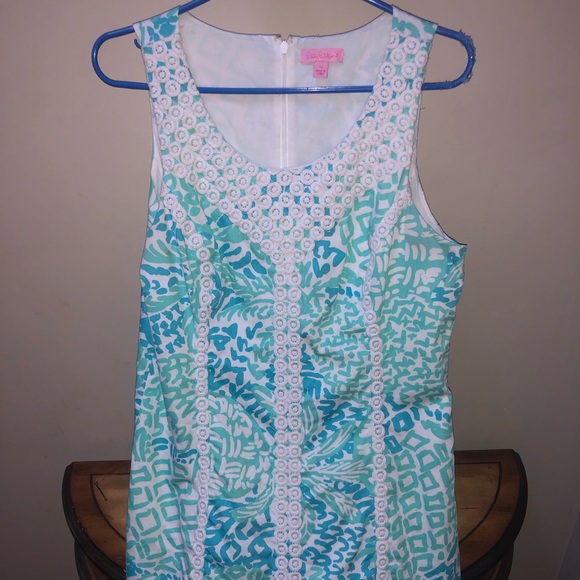 blue Lilly Pulitzer dress